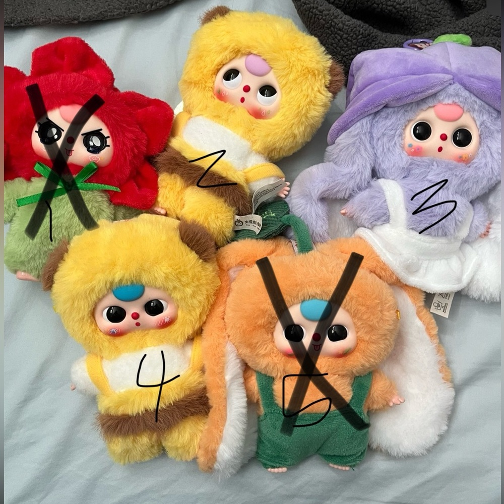 Baby Three Where’s Spring Plush Keychain